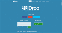 Desktop Screenshot of idroo.com