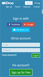 Mobile Screenshot of idroo.com